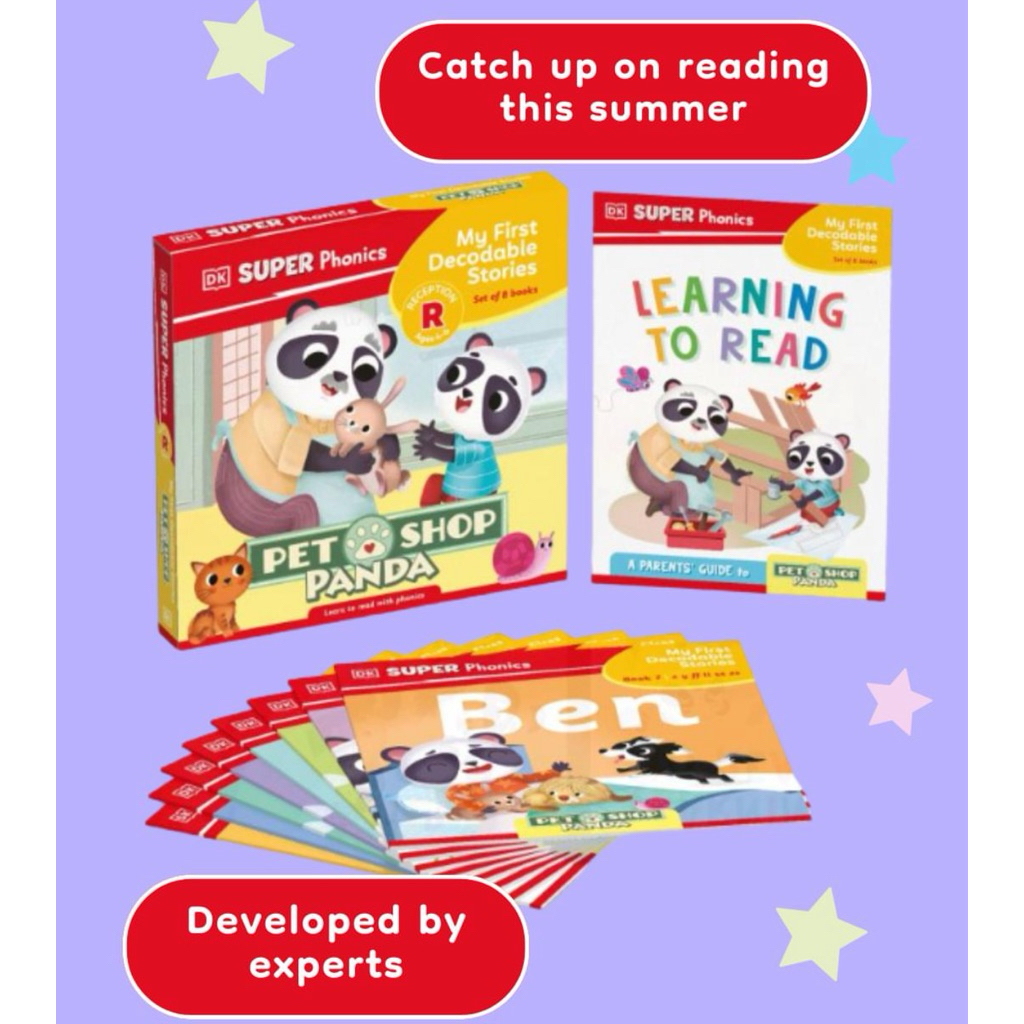 DK Super Phonics My First Decodable Stories Pet Shop Panda
