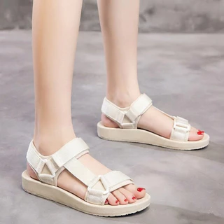 (พร้อมส่งรอรับ1-2วัน) ​รองเท้ารัดส้น 3 สาย​ สไตล์เกาหลี