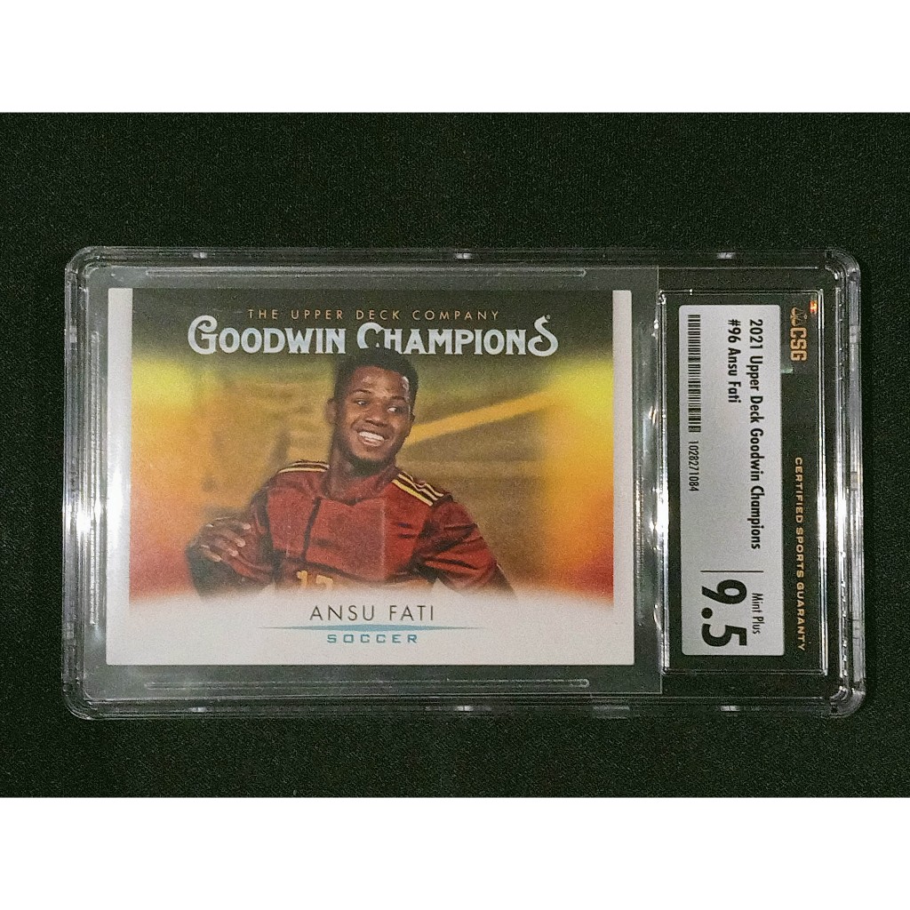 2021 Upper Deck Goodwin Champions #96 Ansu Fati Spain CSG 9.5