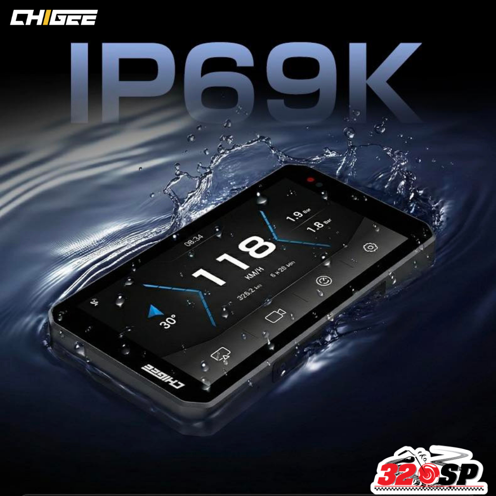 รับประกัน 1ปี !! กล้องติดรถมอเตอร์ไซค์ CHIGEE AIO-5 EVO มาใหม่ ของแท้!! ส่งไว!! 320SP ราคา ถูกที่สุด ดีลบีเคเค แกลเลอรีภาพที่ 5