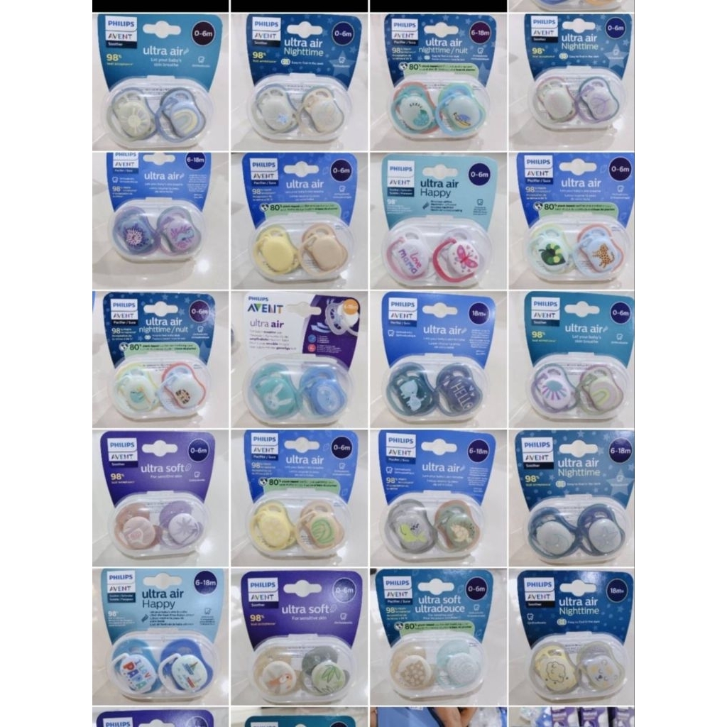(แถมสายคล้อง) จุกหลอก philips Avent มีขนาด 0-6/ 6-18/ 18m+ ส่งของวันต่อวัน – โปรปัง