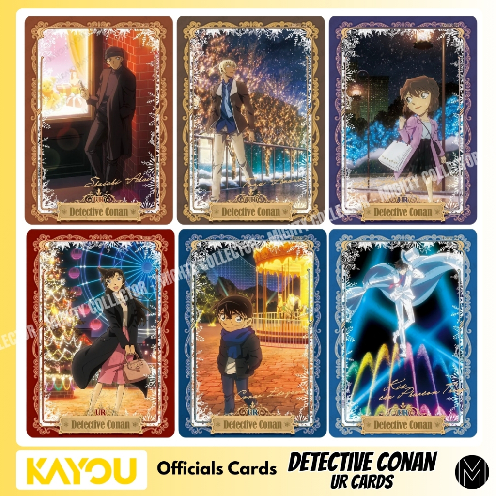 การ์ด Detective Conan UR Cards - Kayou Official Cards - 7Th - การ์ดยอดนักสืบจิ๋วโคนัน - Like New