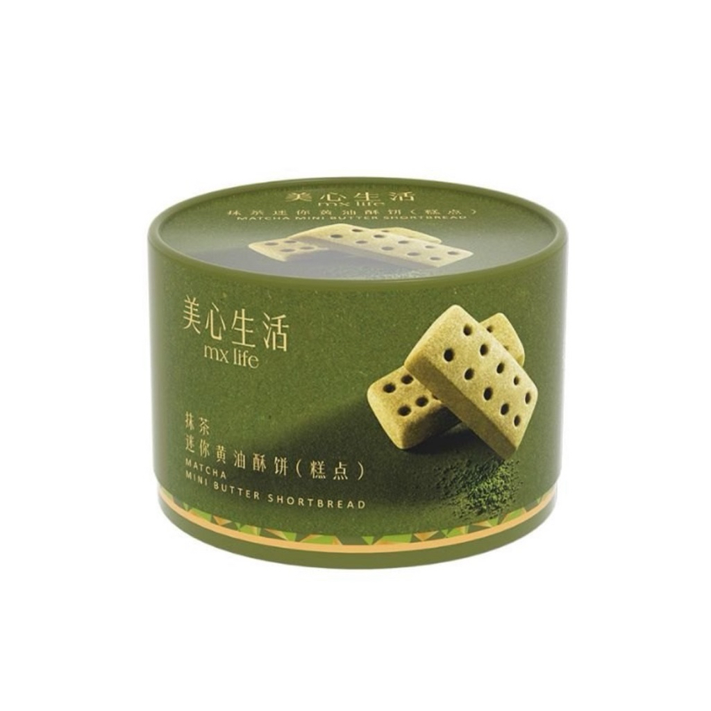Mx Bakery Mx Life Matcha Mini Butter Shortbread 20pcs/Hearty Pastries/Macadamia Cookies/Mille-Feuilles เอ็มเอกซ์ไลฟ์