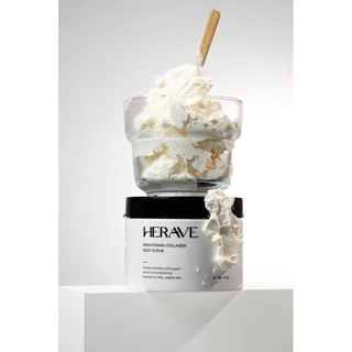 HERAVE Yogurt Collagen Scrub สครับโยเกิร์ต ขัดผิวขาวใส ผิวนุ่มเด้ง ออร่า ไม่บาดผิว (Premium)