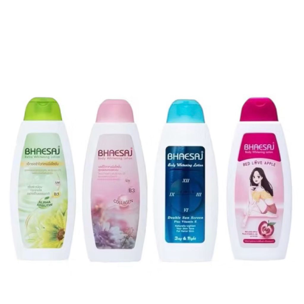 โลชั่นบำรุงผิว Bhaesaj Body Whitening Lotion มี 4 สูตร