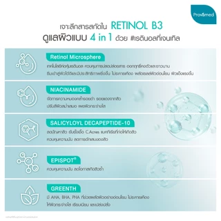 [NEW] PROVAMED BIO-PEPTIDE RETINOL B3 ANTI ACNE MOISTURIZER 40 ML