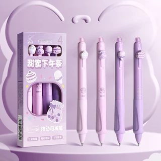 ปากกา จัดส่งไทย ปากกาเจล ลบได้ 1กล่องมี4แท่ง 0.5mm น่ารัก มีหลายสี การเขียนคล่องแคล่วนักเรียนชอบ