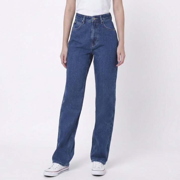 Urbansnaps Wide Leg High Jeans กางเกงยีนส์ขากว้าง รุ่น Asian Fit