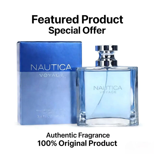[พร้อมส่ง] Nautica Voyage EDT 100ml น้ำหอมแท้ กล่องซีล กลิ่นสปอร์ต ติดทน