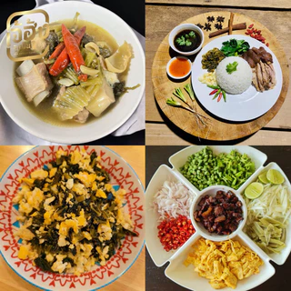 ผักกาดดอง น้ำซาวข้าวแท้ เจ้ฮุ้ง(ทั้งต้น) มีอย. OTOP
