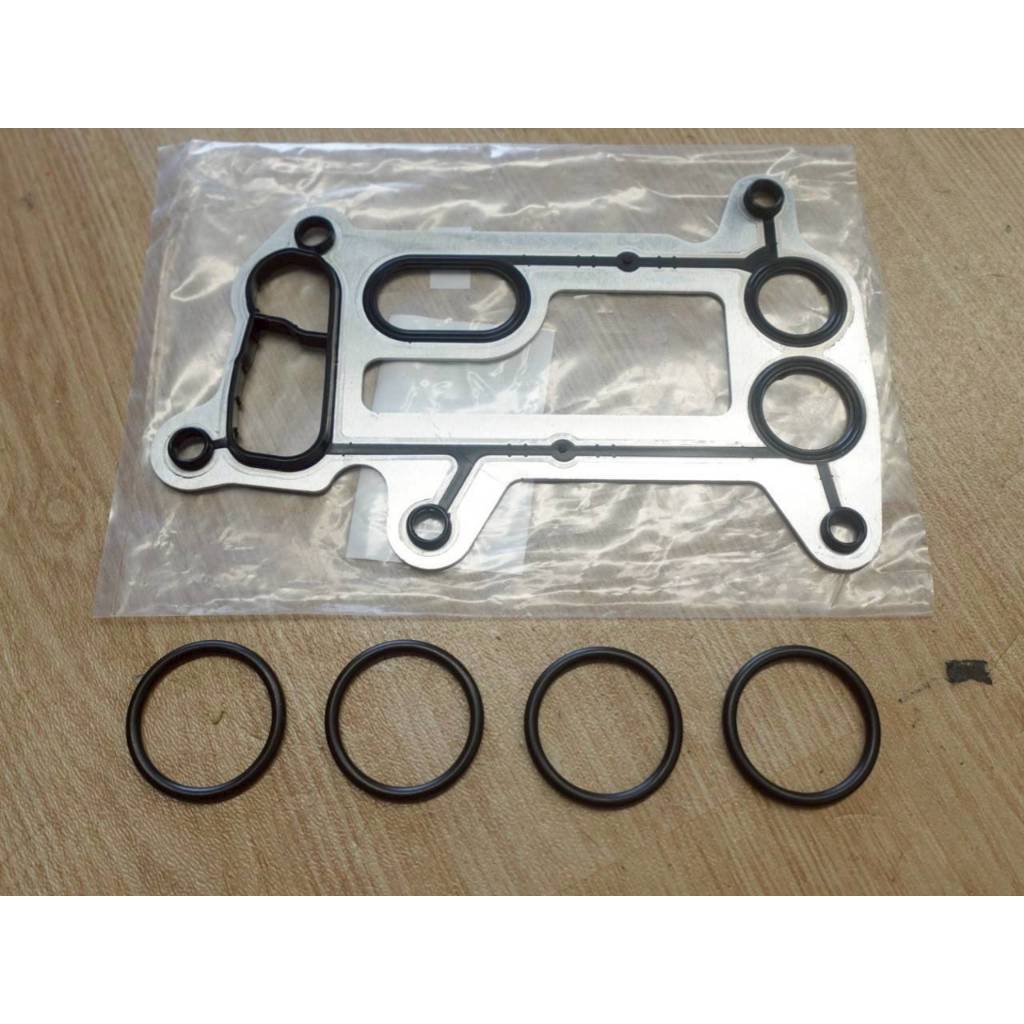 ปะเก็นออยล์คูลเลอร์(Engine Oil Cooler Gasket) BMW Series 1 E81/E82/E87 120d , Series 3 E90 320d เครื