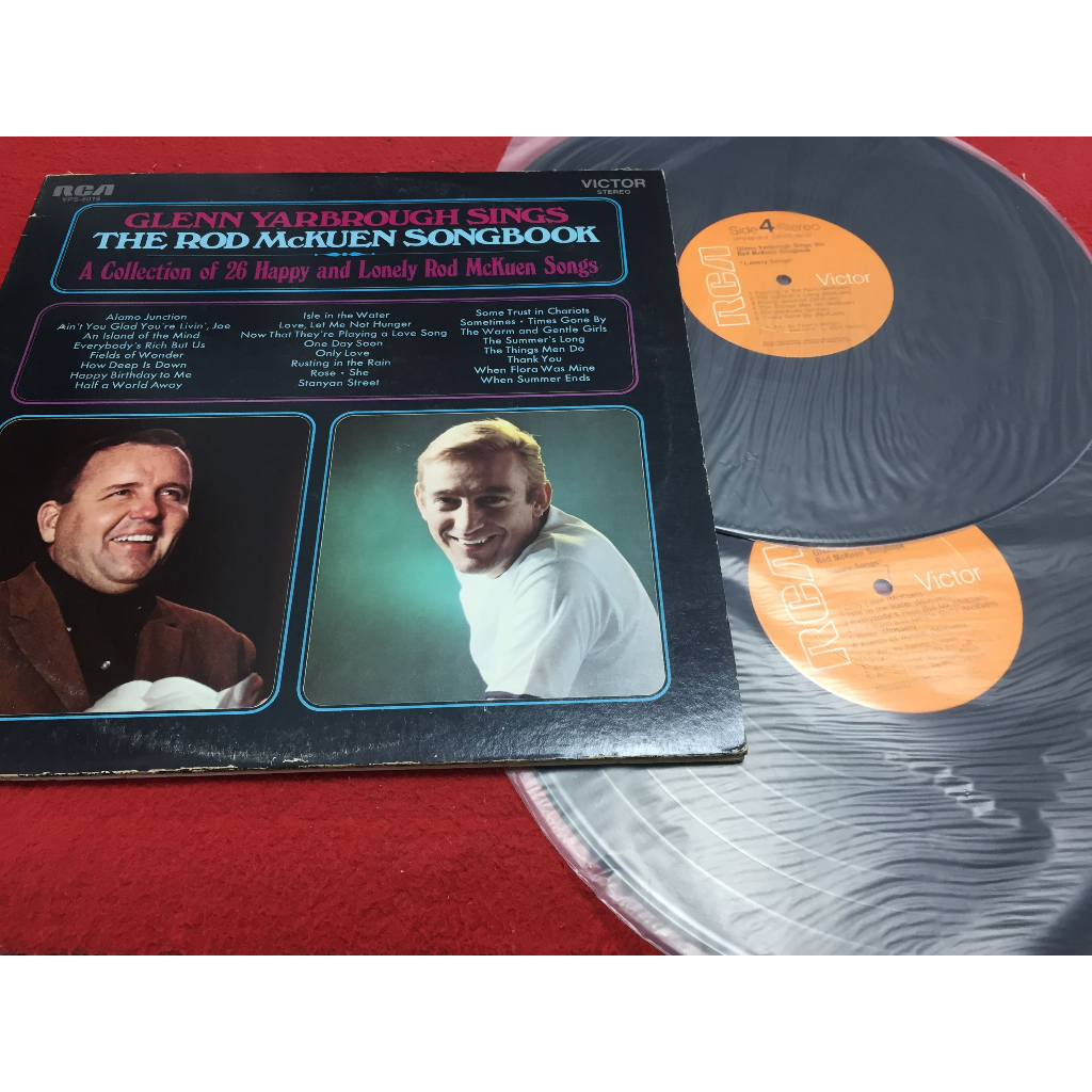 Glenn Yarbrough - Glenn Yarbrough Sings ขนาด 12 นิ้ว 2LP ร้าน PinHaiMusic B79