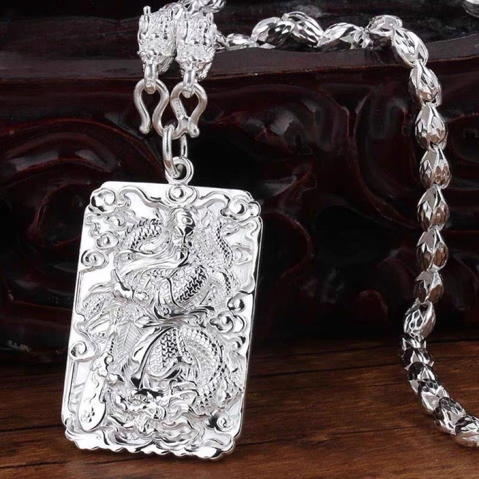 Vintage Men's Fashion Celtic Knot Pendant Necklace Amulet Jewelry