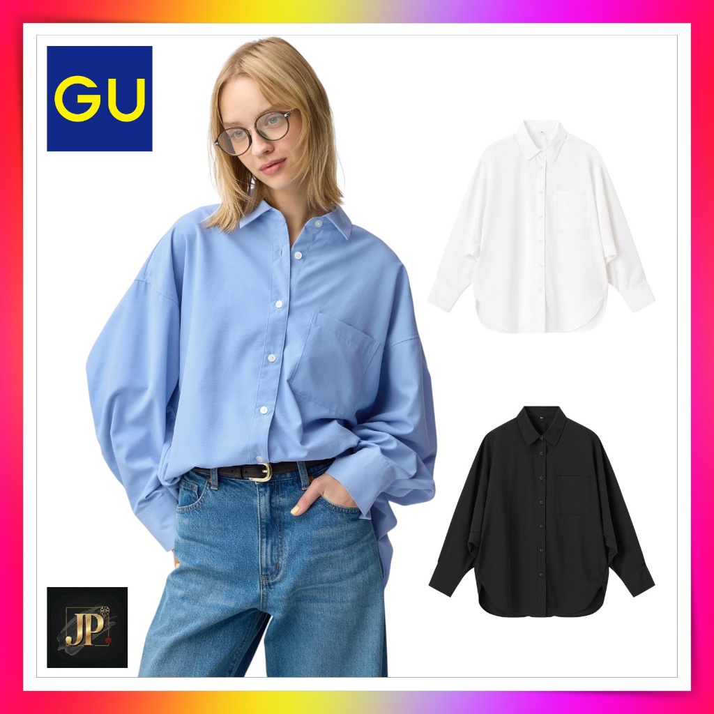 เสื้อแขนค้างคาว GU【GU Dolman Sleeve Shirt】