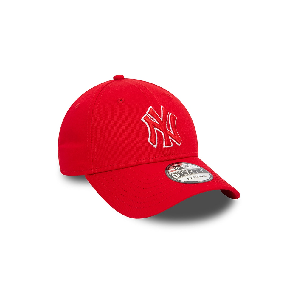 New Era หมวกรุ่น NEW YORK YANKEES TEAM OUTLINE 9FORTY SCARLET 9FORTY CAP - รูปที่ 2