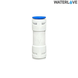 ข้อต่อตรง กันน้ำไหลย้อนกลับ (Check Valve) ขนาด 1/4'' 2 หุน และ 3/8'' 3 หุน แบบต่อเร็ว