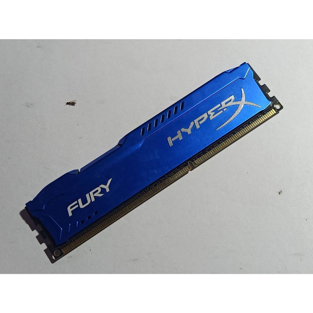 RAM Kingston Hyper-X FURY DDR3-Bus1600-4G รหัส HX316C10F/4 ซิงค์สีฟ้า ประกัน Synnex