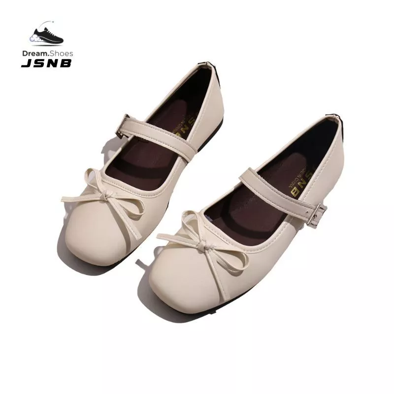 ส่งฟรี รองเท้าแมรี่เจน Mary-Jane พร้อมส่ง รองเท้าผู้หญิง รองเท้าคัชชู หนังนุ่ม ใส่สบาย สไตล์ลูกคุณ [LN889]