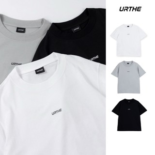 URTHE - เสื้อยืด เสื้อยืดคอกลม รุ่น SLIM FIT MINI LOGO TEE