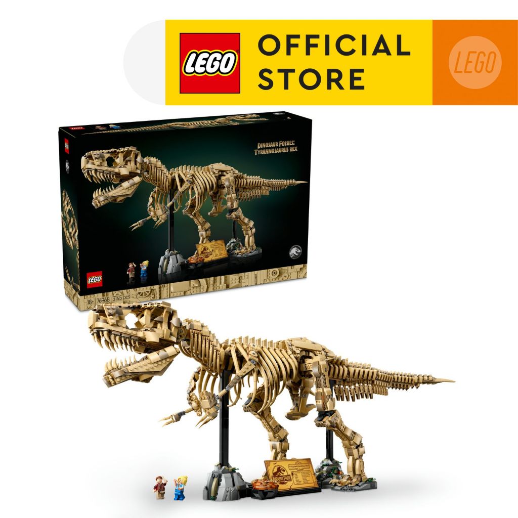 LEGO Jurassic World 76968 Dinosaur Fossils: Tyrannosaurus rex (3145Pcs.), Building Blocks, Kids Toy