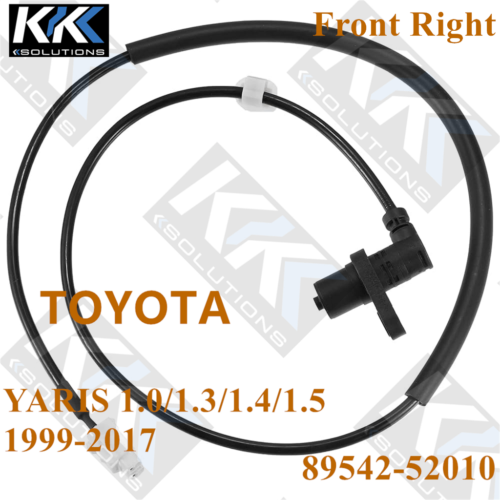 [KKsolutions] เซ็นเซอร์ ABS (ด้านหน้าขวา) แบบ 89542-52010 TOYOTA YARIS 1999-2012 1NR-FKE 1SZ-FE 1KR-