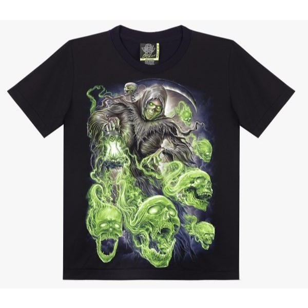 เสื้อยืดสกรีนเรืองแสง ROCK EAGLE GW218