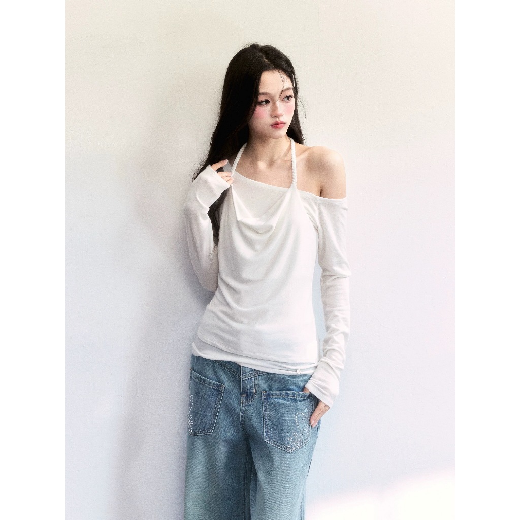 Fragile Heart - T-Shirt Halter Neck Base Layer Top