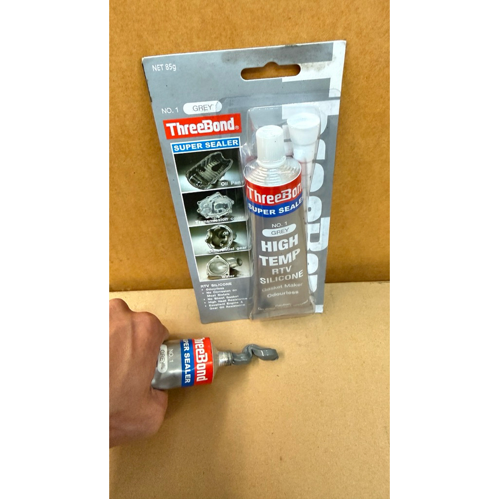 ThreeBond ทรีบอนด์ ของแท้100% ThreeBond Super Sealer No.1 สีเทา (85g) กาวทาประเก็น ทนความร้อนสูง เกรดพรีเมียม ราคา ถูกที่สุด ดีลบีเคเค แกลเลอรีภาพที่ 7