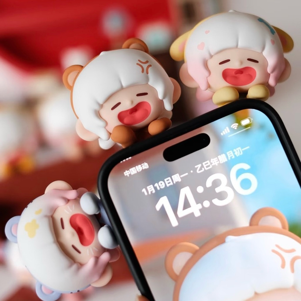 ( พร้อมส่งด่วนในไทย) แบบสุ่มที่เกาะโทรศัพท์ : LLAN - Animals Papaland