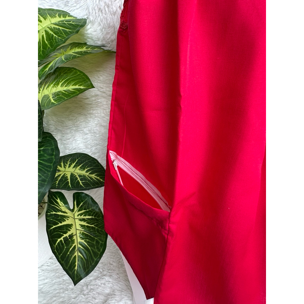 เสื้อคอกระเช้า คอลายถักฝีมือปราณีต  (เเล้วเเต่lot) ผ้าคอตตอน #1สี - รูปที่ 2