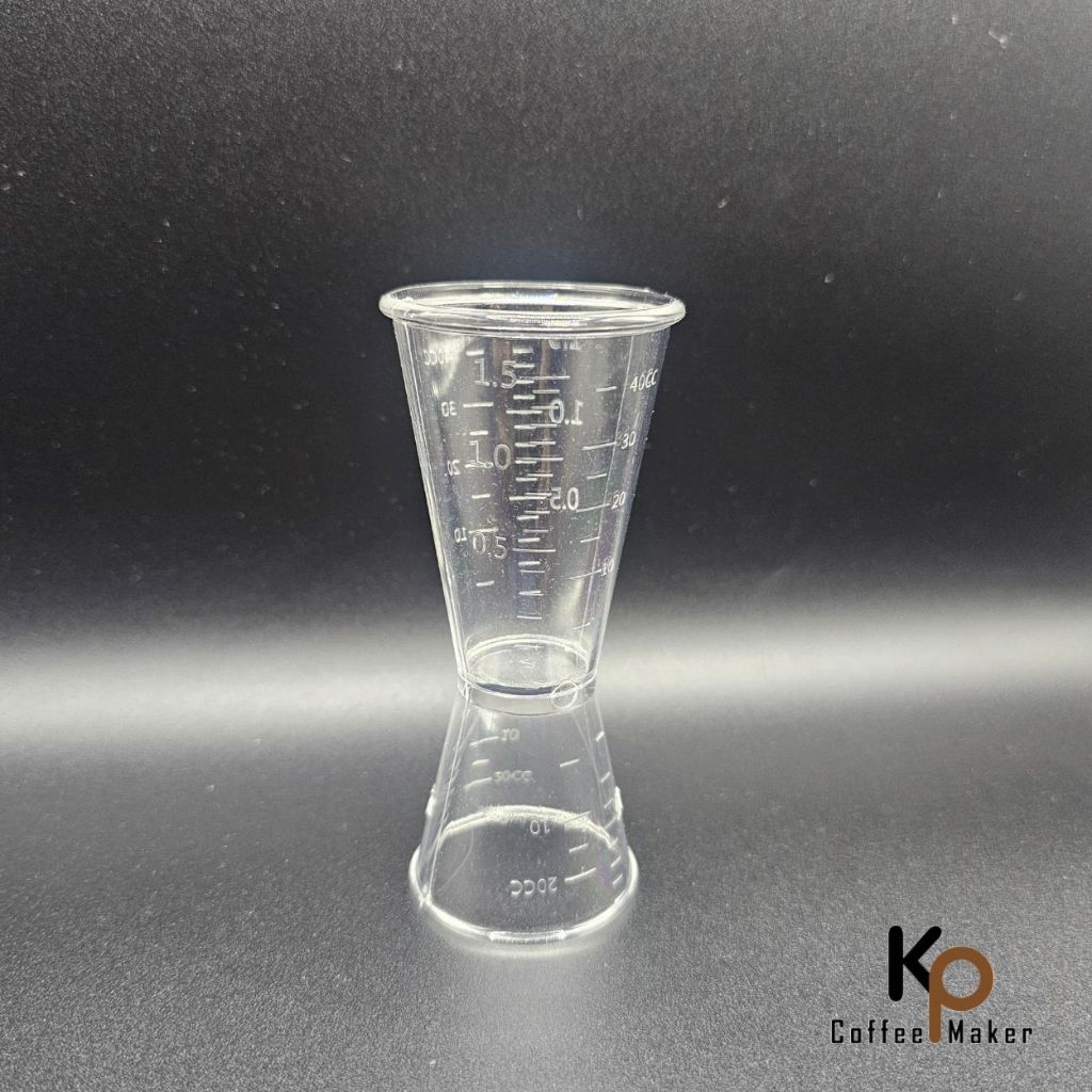 Jigger พลาสติกตวงเครื่องดื่ม 20cc - 40 cc.