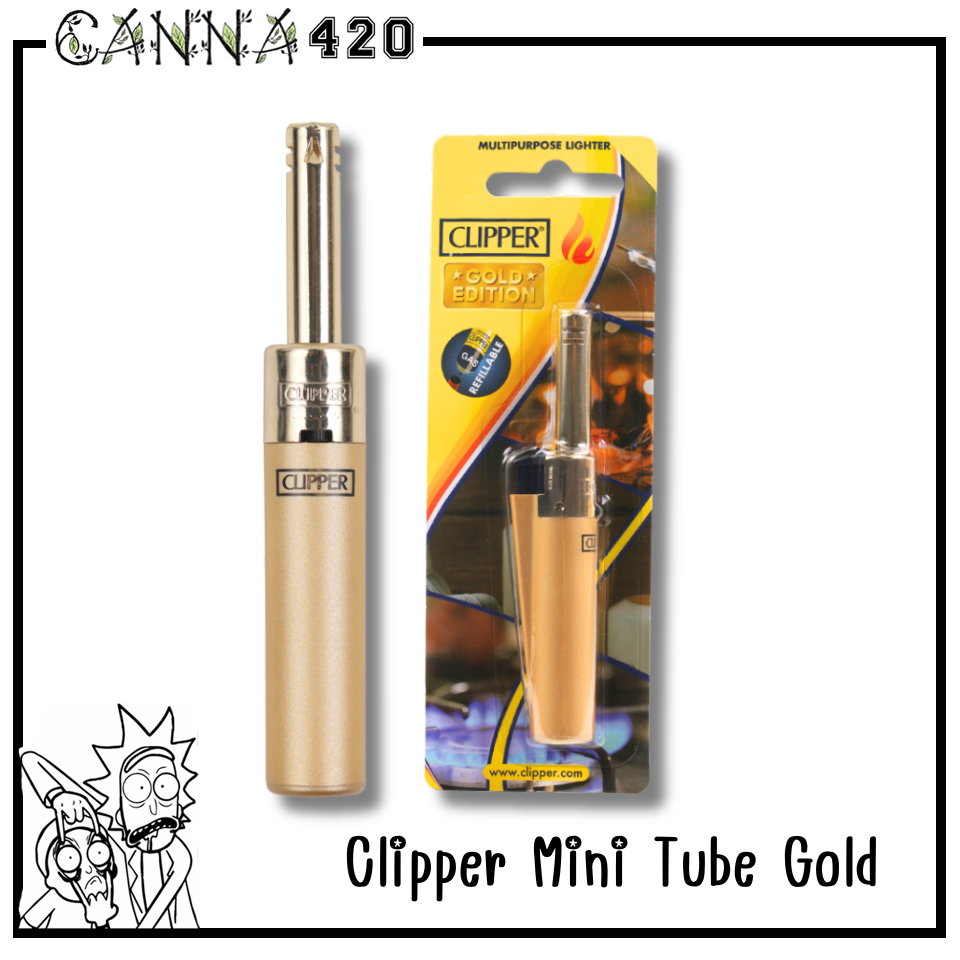 [ราคาต่อ 1 ชิ้น] ไฟฟู่ ไฟคลิปเปอร์ CLIPPER MINI TUBE | Gold Collection ไฟจุดทำอาหาร อุปกรณ์จุดไฟ