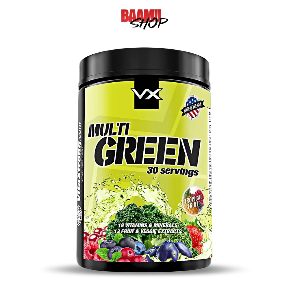 VITAXTRONG MULTI GREEN | วิตามินรวมจากผักผลไม้ 13 ชนิด + Q10 + ALA + PYCNOGENOL