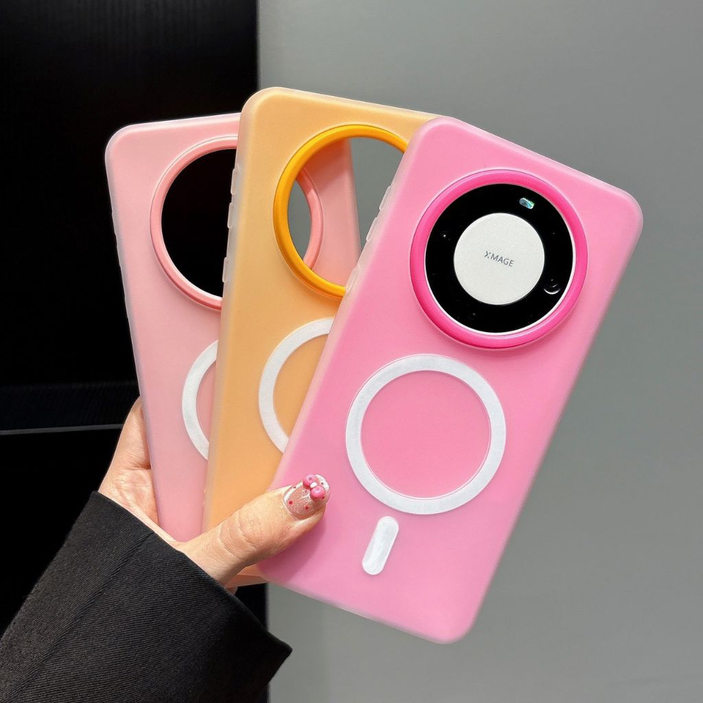 เคสมือถือ สำหรับ Redmi Mi15C Mi14C Mi15 MiA5 M15TPro Mi15T MiNote15 MiNote15Pro สีพื้น2ชั้น สีสันสดใ