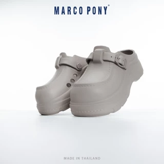 Marco Pony รองเท้าแตะผู้หญิง รองเท้าหัวโตแบบสวม มีสายรัดส้น EVA ใส่สบาย สำหรับผู้หญิง MH9037