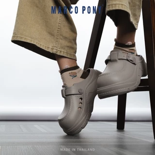 Marco Pony รองเท้าแตะแฟชั่นผู้หญิง พื้นหนา มีความมินิมอล รองเท้าลำลองพื้นหนา MH9037