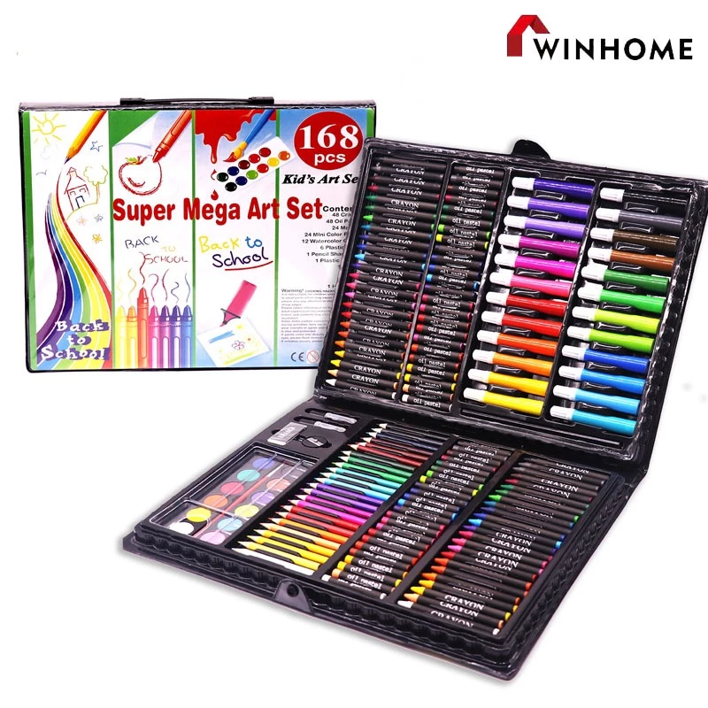 พาเลทชุดระบายสี เซ็ทใหญ่ 168 ชิ้น.COD