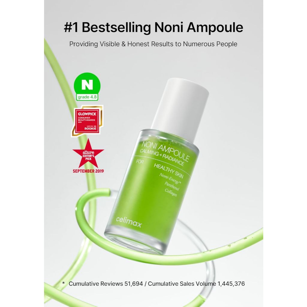 [100% แท้ / ส่งเร็ว] Celimax The Real Noni Energy Ampoule 30ml & 50ml | ทุกสภาพผิว เซลลีแมกซ์ โนนิแอมพูลขวดเขียว ราคา ถูกที่สุด ดีลบีเคเค แกลเลอรีภาพที่ 5