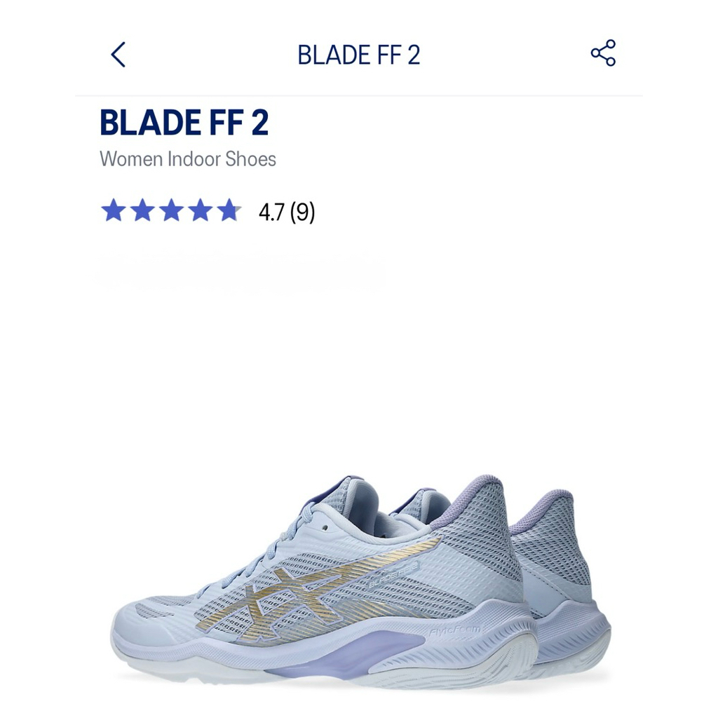 ASICS Blade FF2 รองเท้า Indoor Court ผู้หญิง