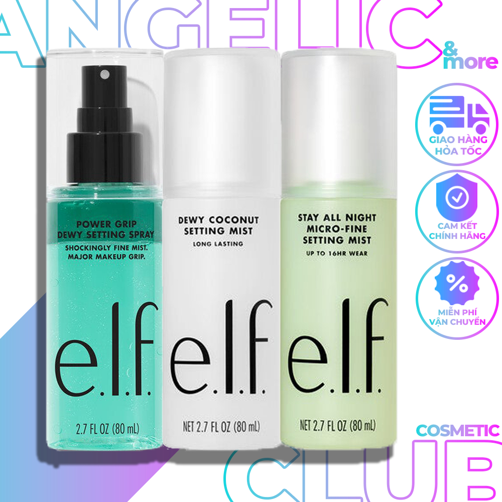 e.l.f. Cosmetics Power Grip Dewy Setting Spray 80 mL.ELF
