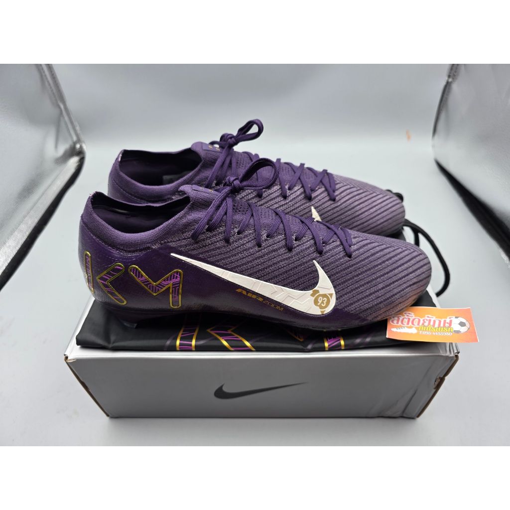 NIKE ZOOM MERCURIAL VAPOR 16 ELITE KM FG ตัวท๊อป เมดอิน🇨🇳 ไซส์ 13/47.5/310 มือหนึ่งป้ายห้อย