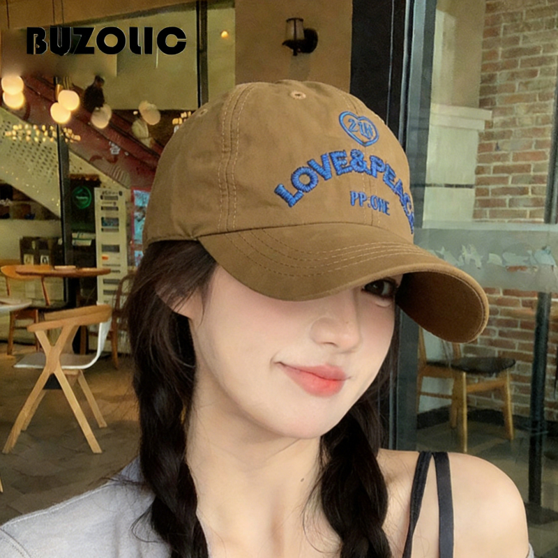 Halo studio พร้อมส่ง หมวกเบสบอลแบบผูกเชือกสไตล์อเมริกัน ปักลายแบบอังกฤษ แห้งเร็ว เหมาะสำหรับใส่ลำลองกลางแจ้ง ราคา ถูกที่สุด ดีลบีเคเค แกลเลอรีภาพที่ 8