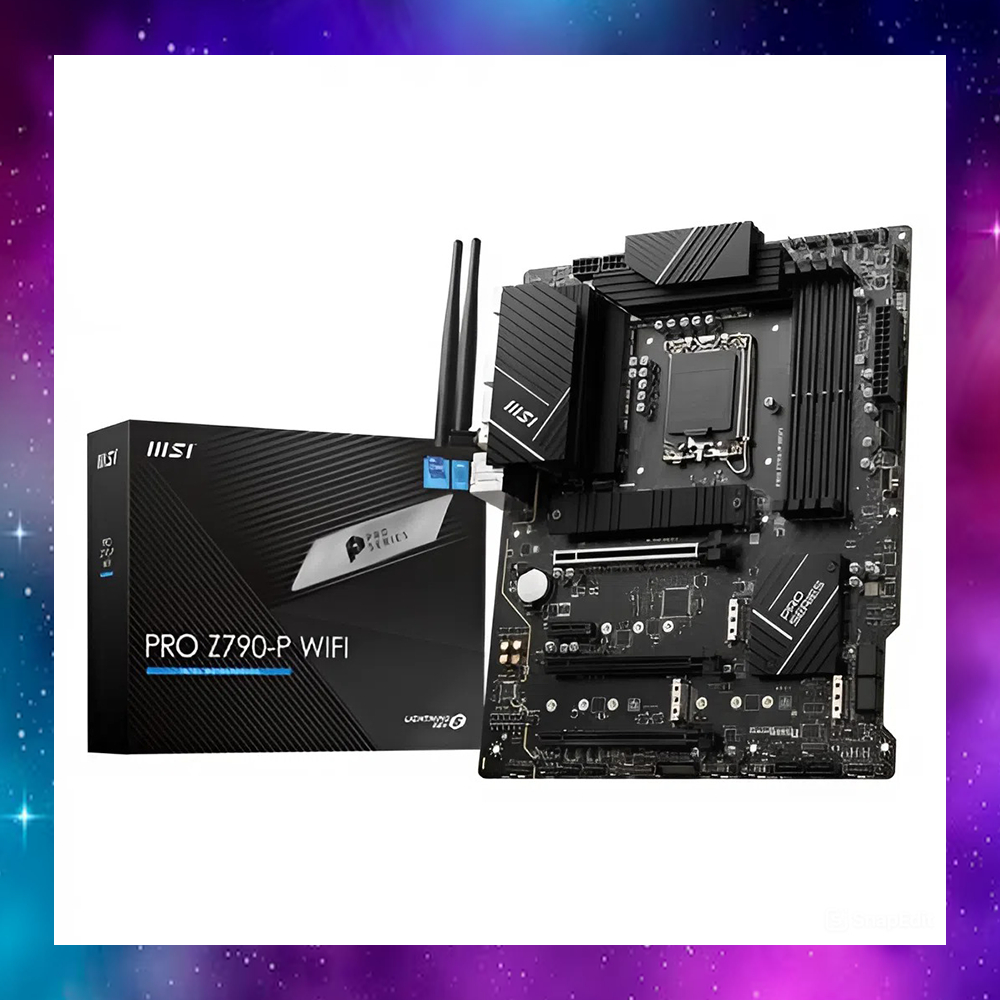 MAINBOARD (เมนบอร์ด) MSI PRO Z790-P WIFI - INTEL SOCKET 1700 DDR5 ATX GEN12-13-14 ใช้งานปกติ ประกัน4