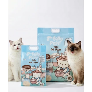 ทรายแมว Molly Purr กลิ่นนมฮอกไกโด ขนาด 6L