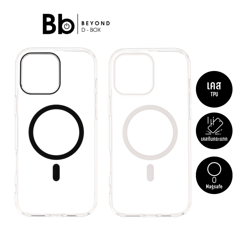 เคส FOX สำหรับ iPhone 13/15/16 Pro/16 Pro Max JellyGuard Magnetic Hybrid by BB Beyond D-Box