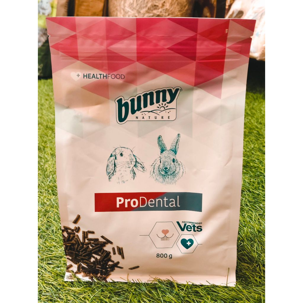 Bunny Nature (บันนี่เนเจอร์) HealthFood  ProDental โปรเดนทัล อาหารกระต่าย และสัตว์เล็ก 800g