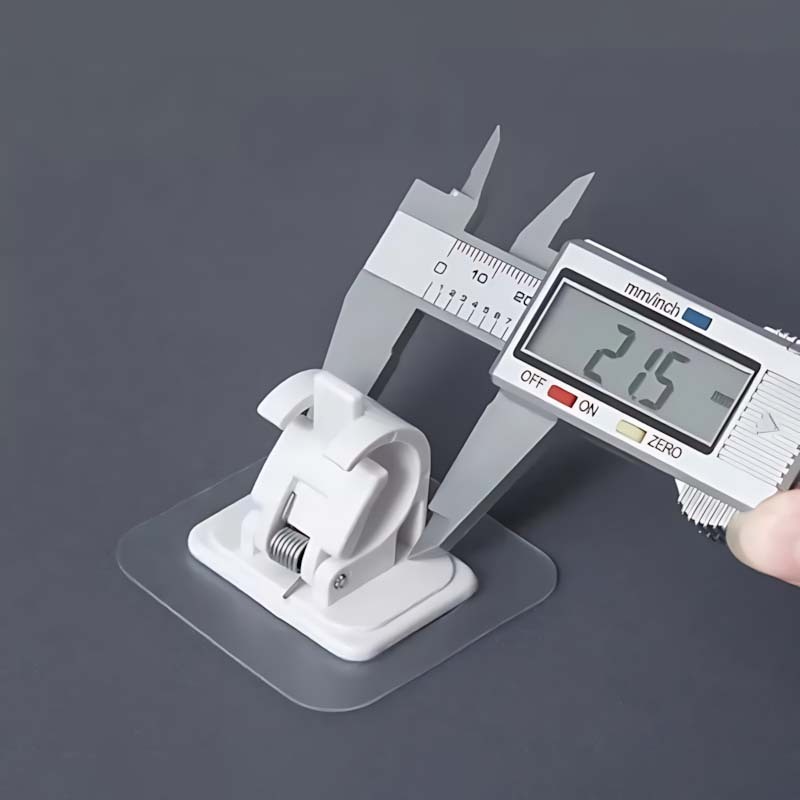 ขายึดราวม่าน ตะขอเกี่ยวผ้าม่าน ตะขอ แข็งแรง ใช้ได้กับราวสแตนเลสแบบยืด ม่าน และม่านห้องน้ำ - รูปที่ 3