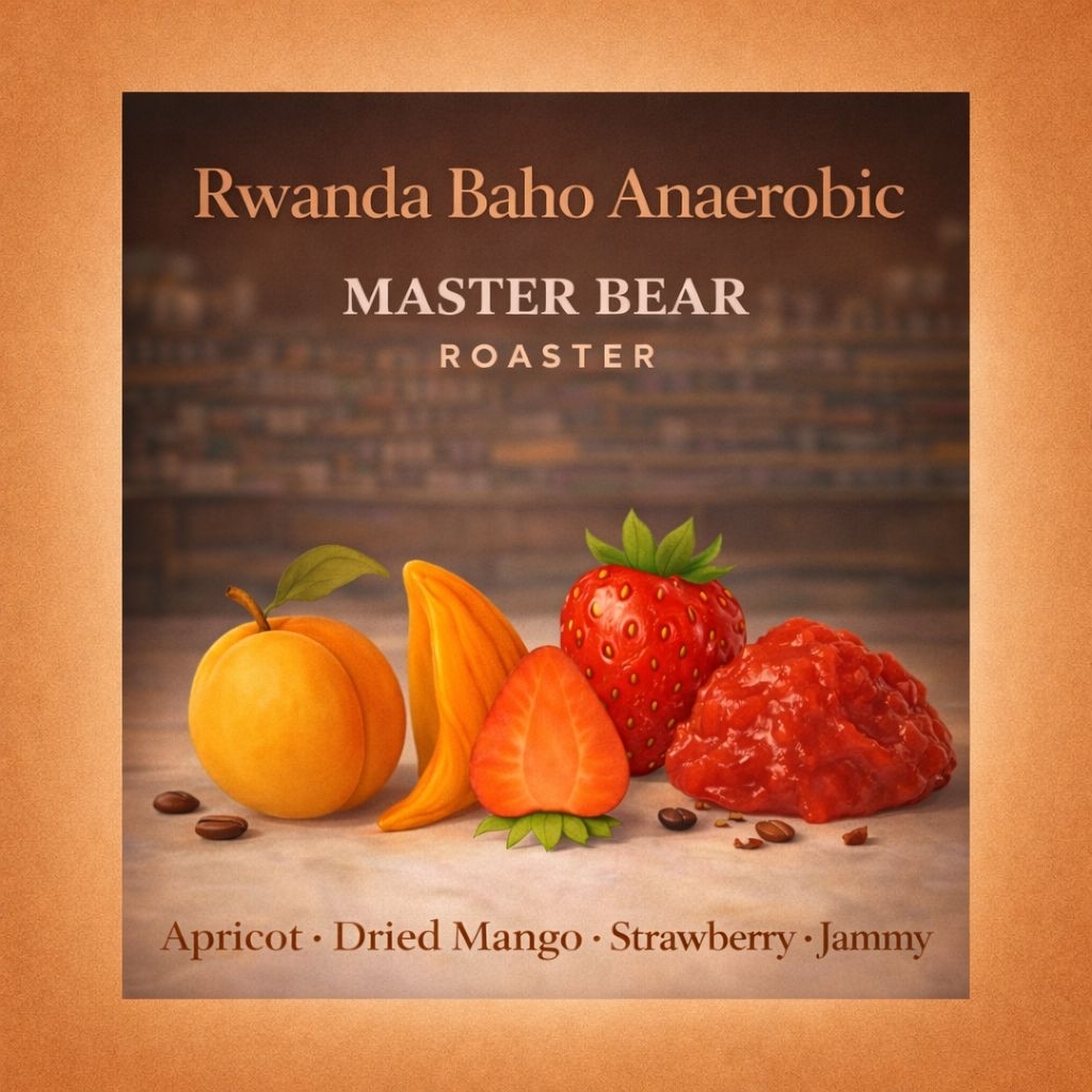 Rwanda Baho Anaerobic – Master Bear Roaster | เมล็ดกาแฟคั่วสด Specialty Coffee
