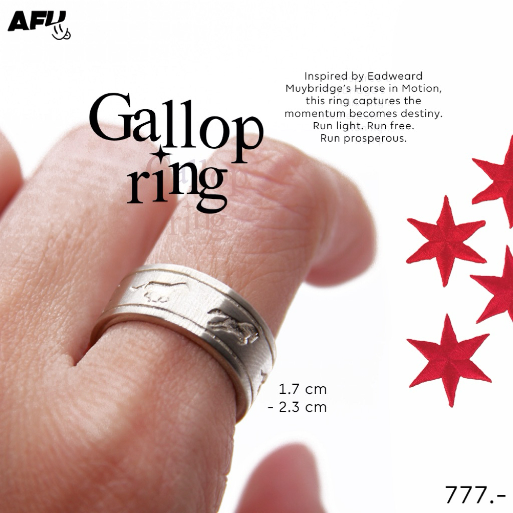 Gallop Ring คอลเลคชั่นตรุษจีน ฟรีไซส์ ปรับได้