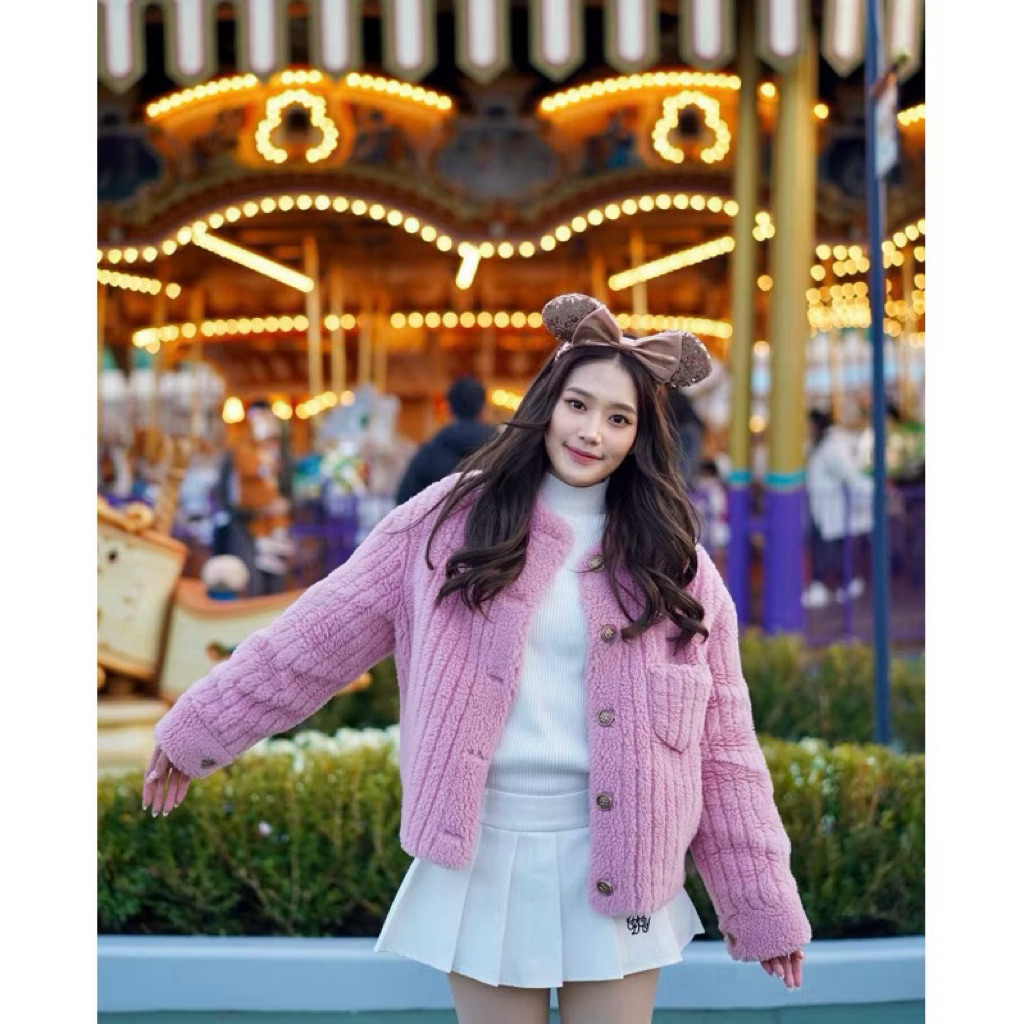 [umore.made]Bunnie Lolita jacket สีชมพู